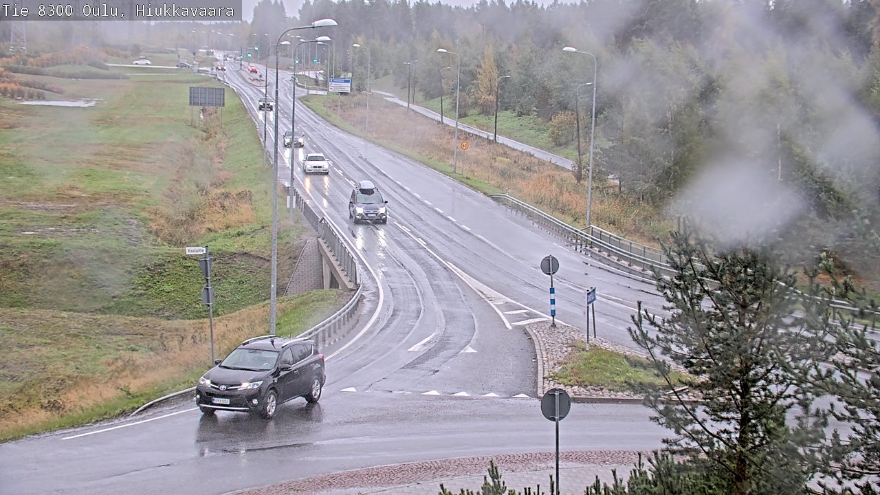 Weather Camera Image road 8300 Oulu Hiukkavaara, Oulu, Pohjois-Pohjanmaa