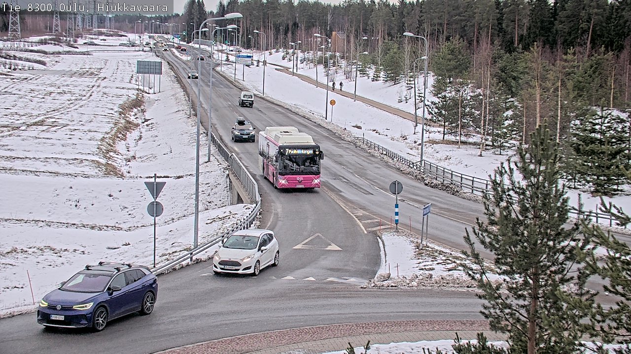 Kelikamerat Kuva tie 8300 Oulu Hiukkavaara, Oulu, Pohjois-Pohjanmaa