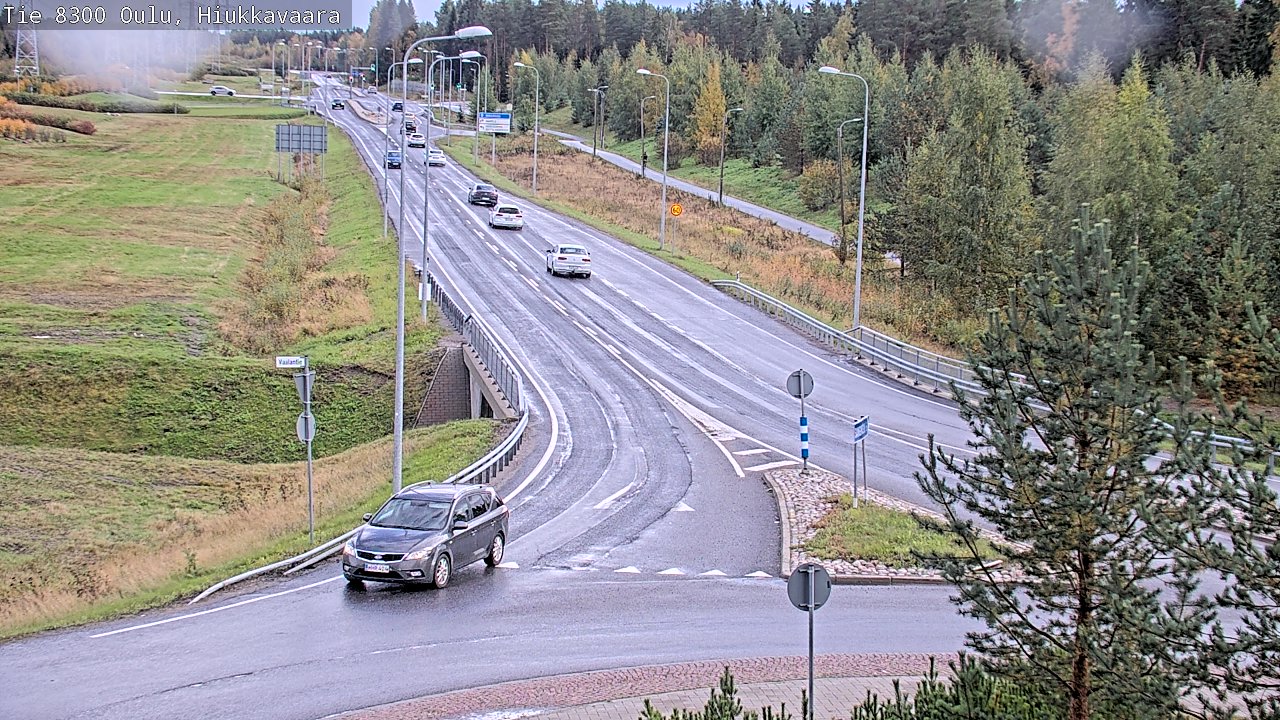 Kelikamerat Kuva tie 8300 Oulu Hiukkavaara, Oulu, Pohjois-Pohjanmaa