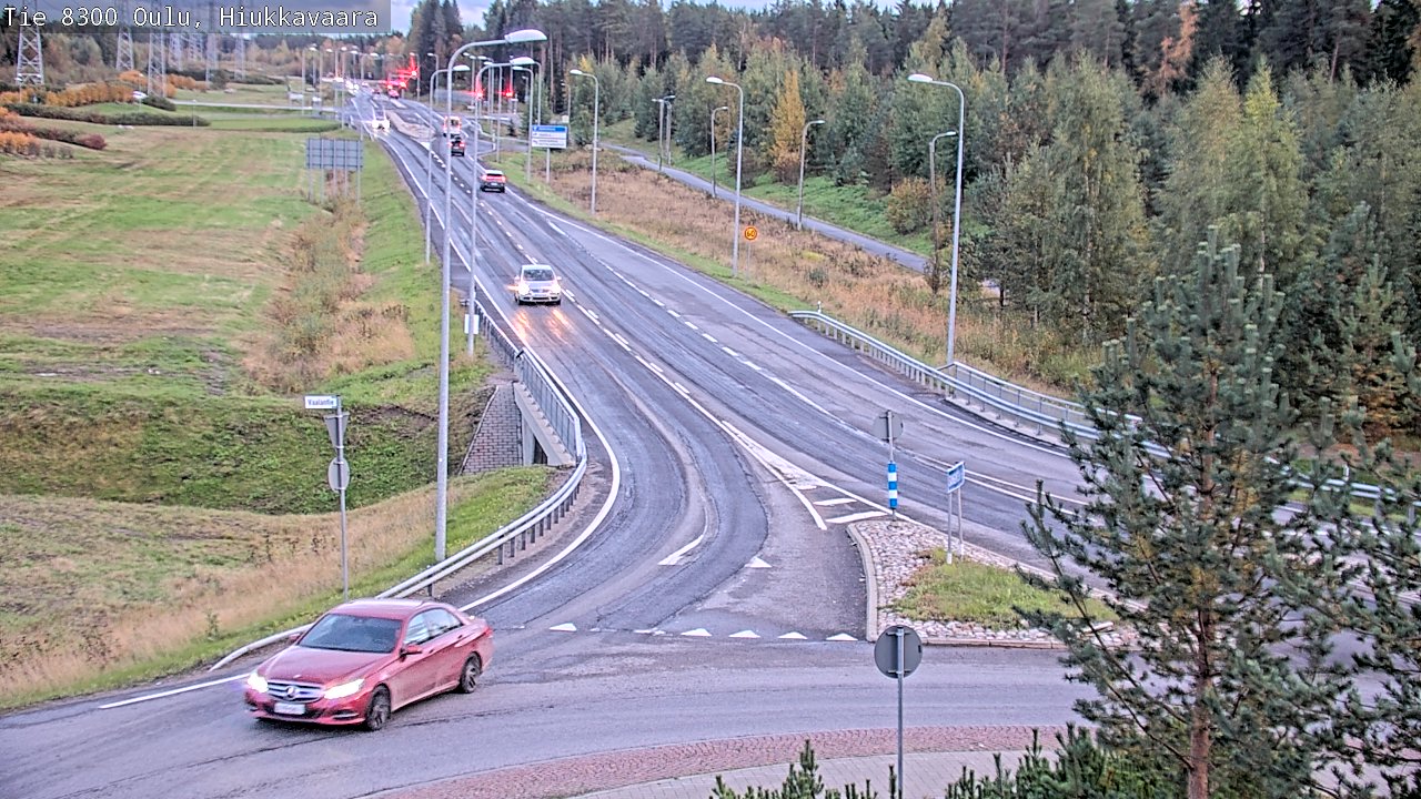 Kelikamerat Kuva tie 8300 Oulu Hiukkavaara, Oulu, Pohjois-Pohjanmaa
