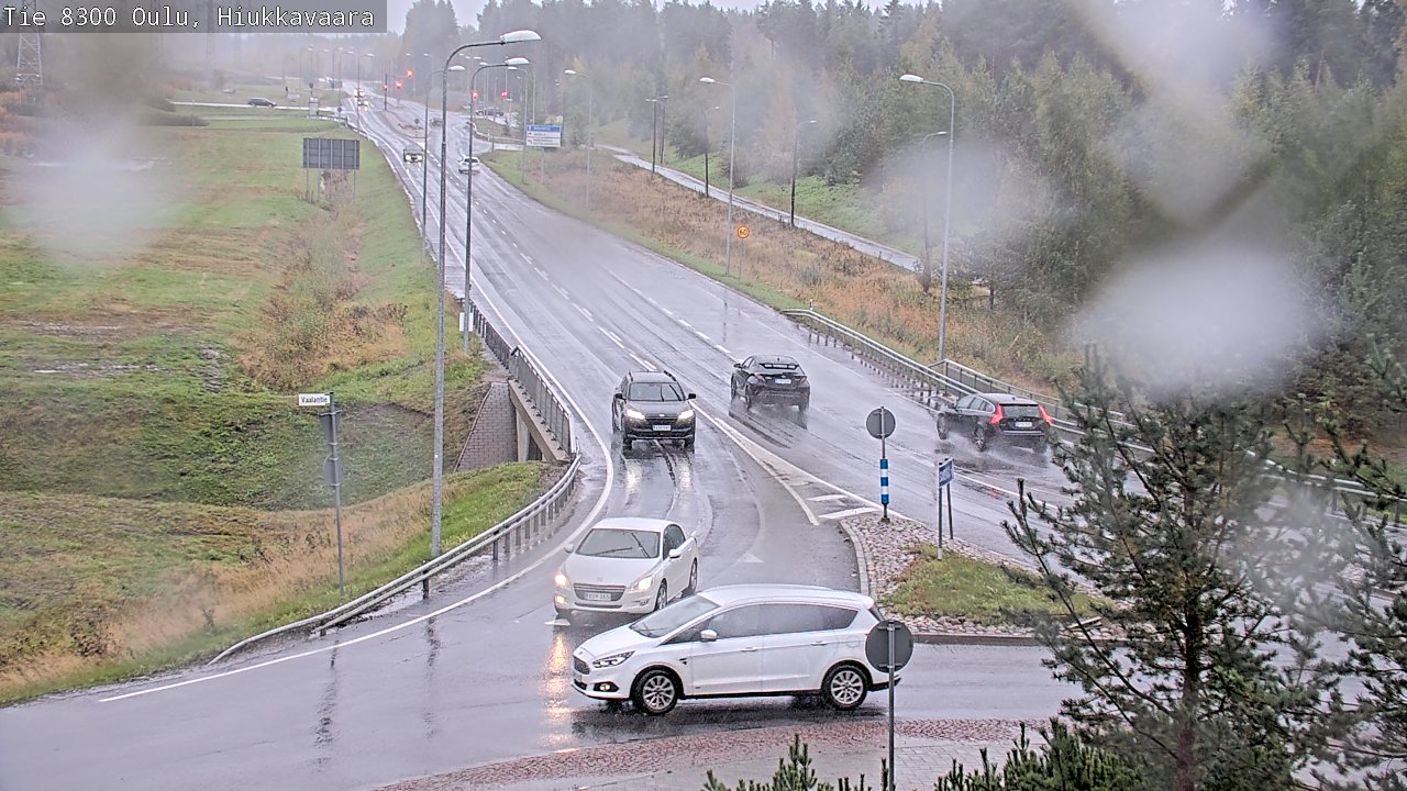 Weather Camera Image road 8300 Oulu Hiukkavaara, Oulu, Pohjois-Pohjanmaa