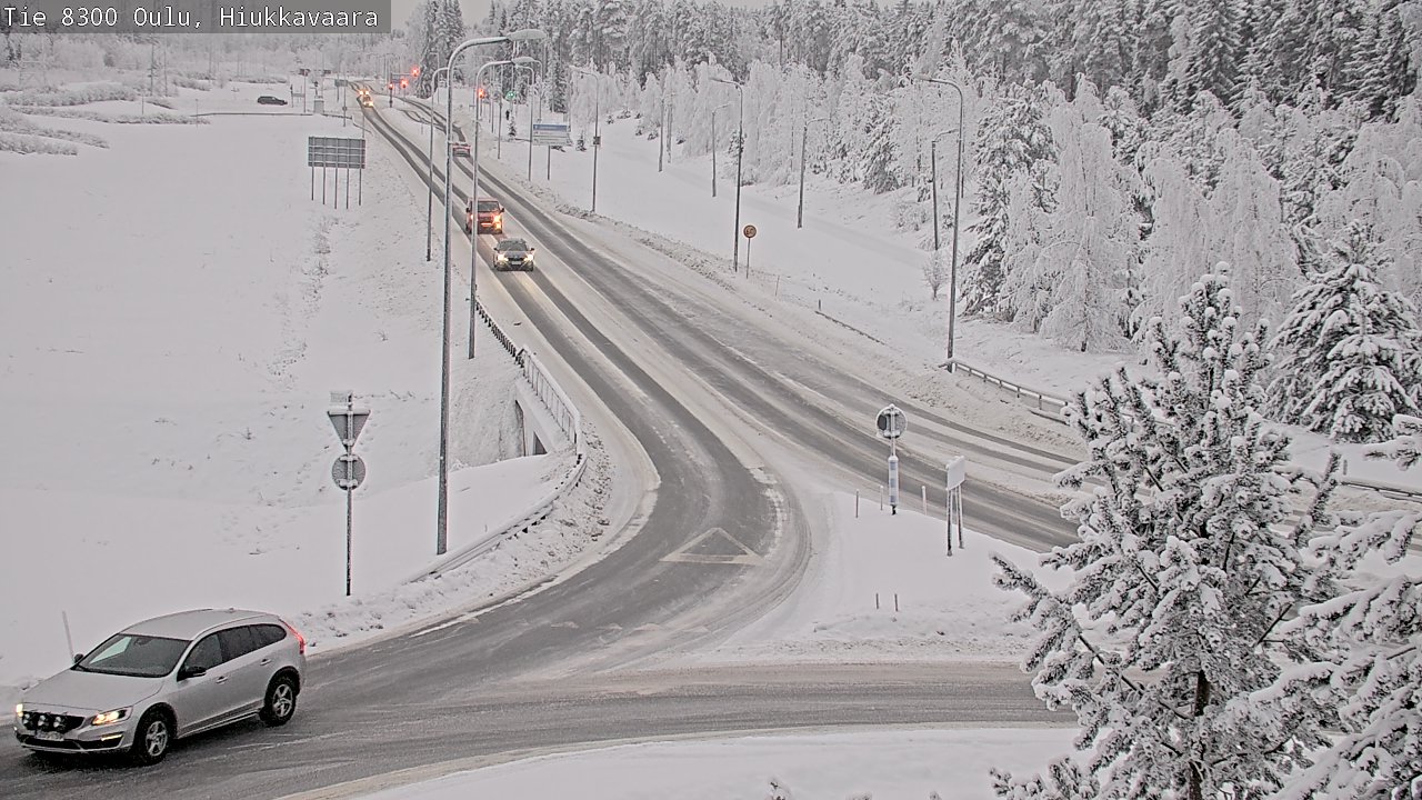 Kelikamerat Kuva tie 8300 Oulu Hiukkavaara, Oulu, Pohjois-Pohjanmaa