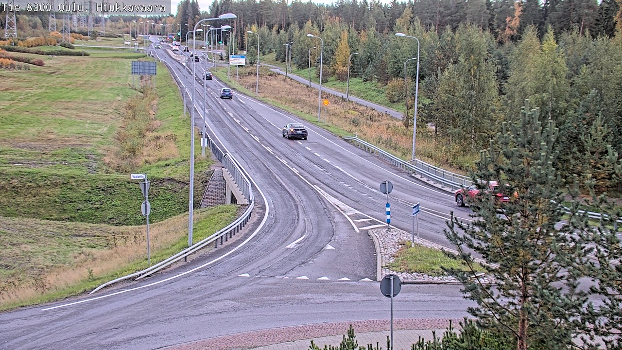 Kelikamerat Kuva tie 8300 Oulu Hiukkavaara, Oulu, Pohjois-Pohjanmaa
