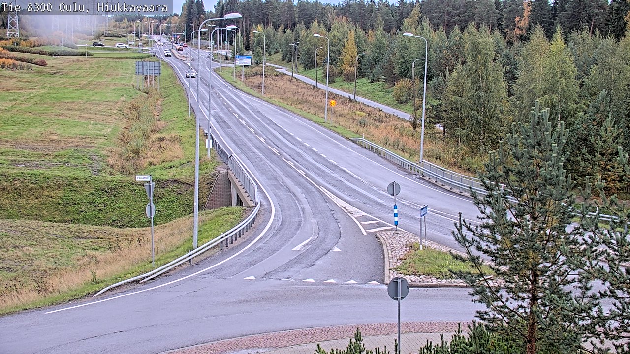 Kelikamerat Kuva tie 8300 Oulu Hiukkavaara, Oulu, Pohjois-Pohjanmaa