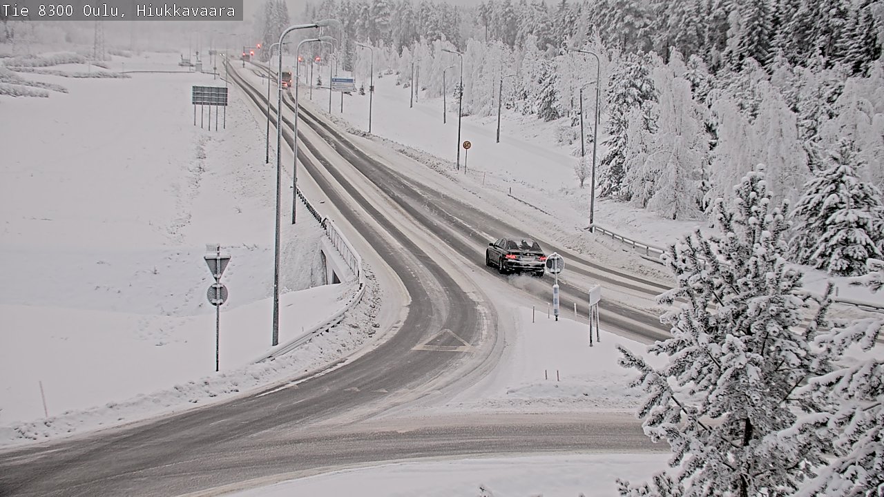 Kelikamerat Kuva tie 8300 Oulu Hiukkavaara, Oulu, Pohjois-Pohjanmaa