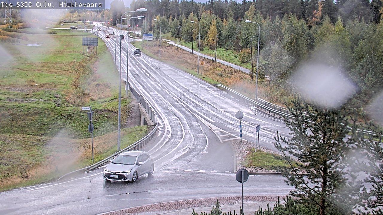 Weather Camera Image road 8300 Oulu Hiukkavaara, Oulu, Pohjois-Pohjanmaa