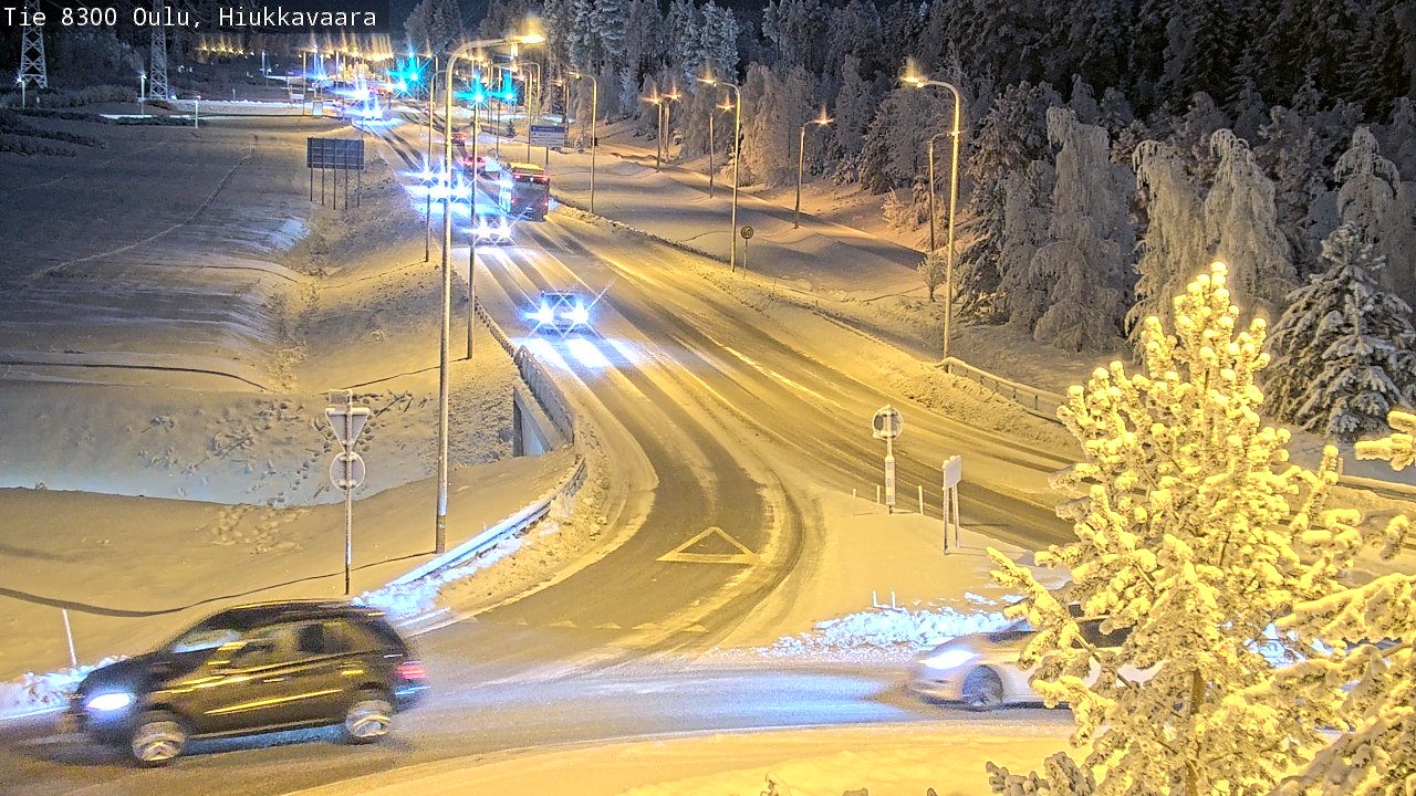 Kelikamerat Kuva tie 8300 Oulu Hiukkavaara, Oulu, Pohjois-Pohjanmaa