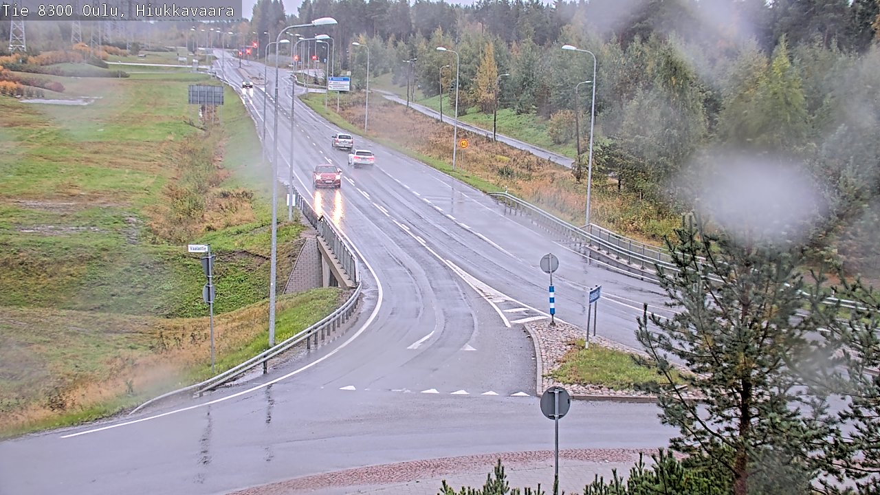 Weather Camera Image road 8300 Oulu Hiukkavaara, Oulu, Pohjois-Pohjanmaa