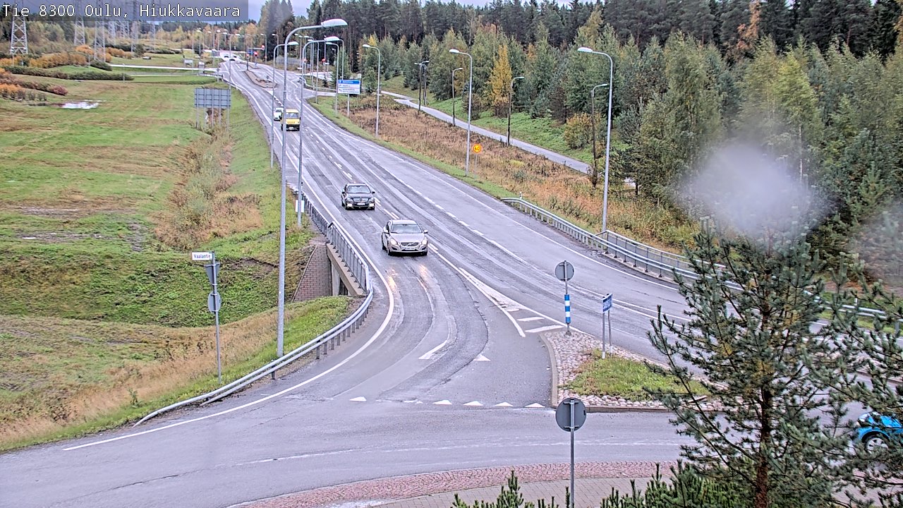 Weather Camera Image road 8300 Oulu Hiukkavaara, Oulu, Pohjois-Pohjanmaa