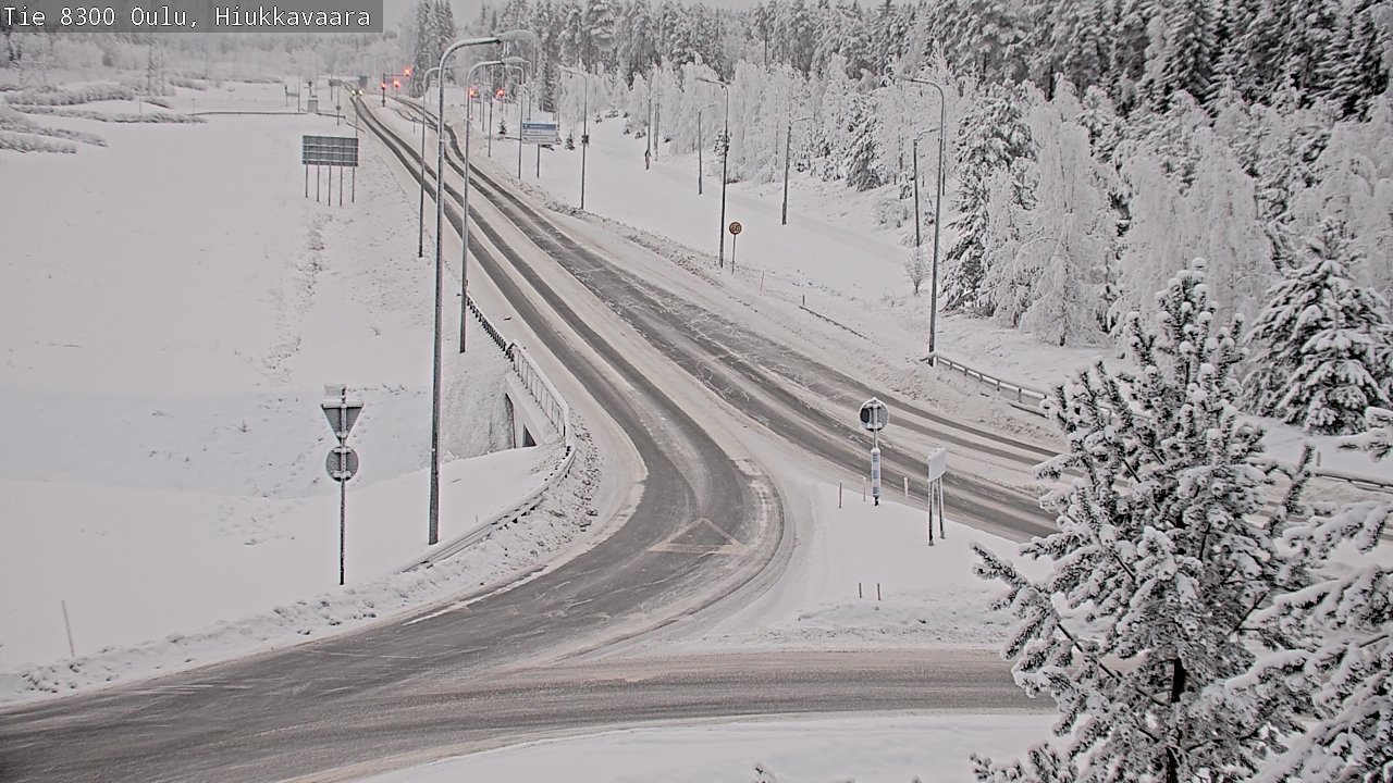 Kelikamerat Kuva tie 8300 Oulu Hiukkavaara, Oulu, Pohjois-Pohjanmaa