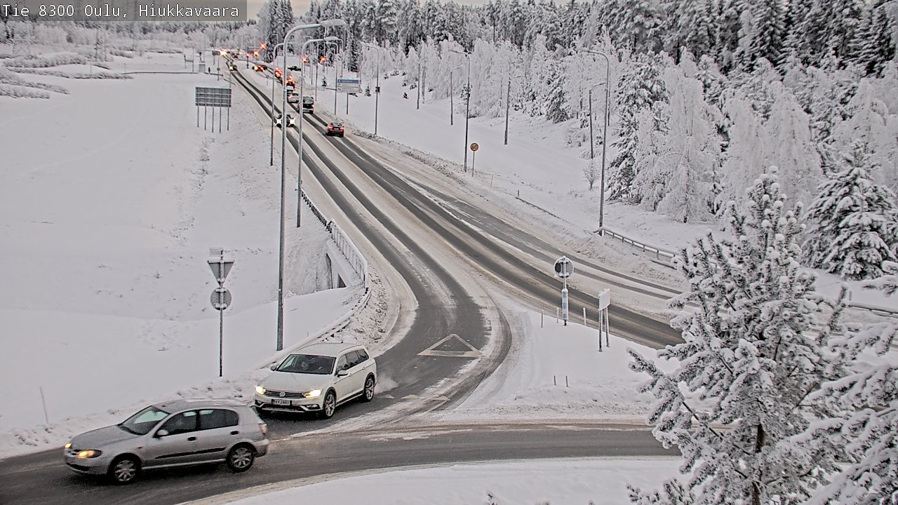 Kelikamerat Kuva tie 8300 Oulu Hiukkavaara, Oulu, Pohjois-Pohjanmaa