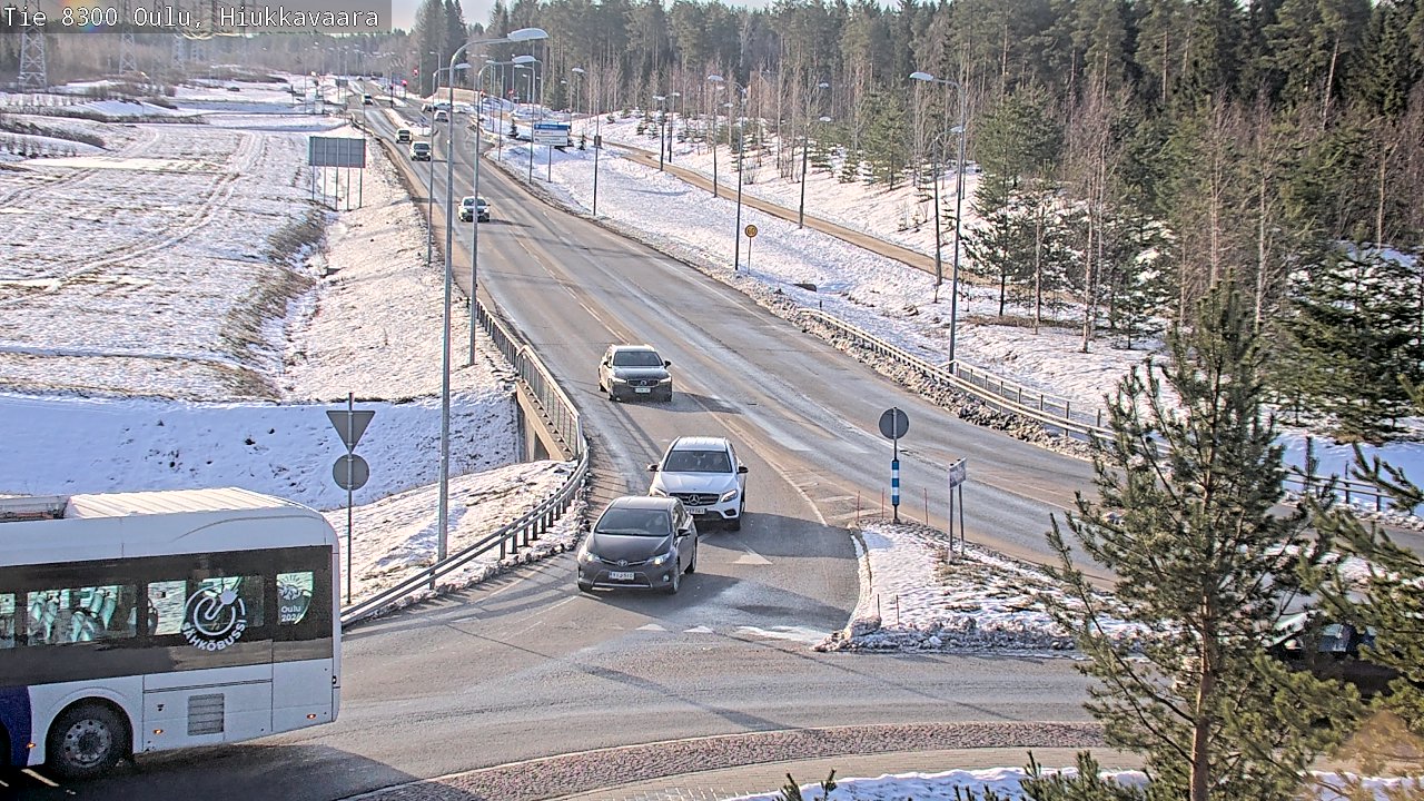 Kelikamerat Kuva tie 8300 Oulu Hiukkavaara, Oulu, Pohjois-Pohjanmaa