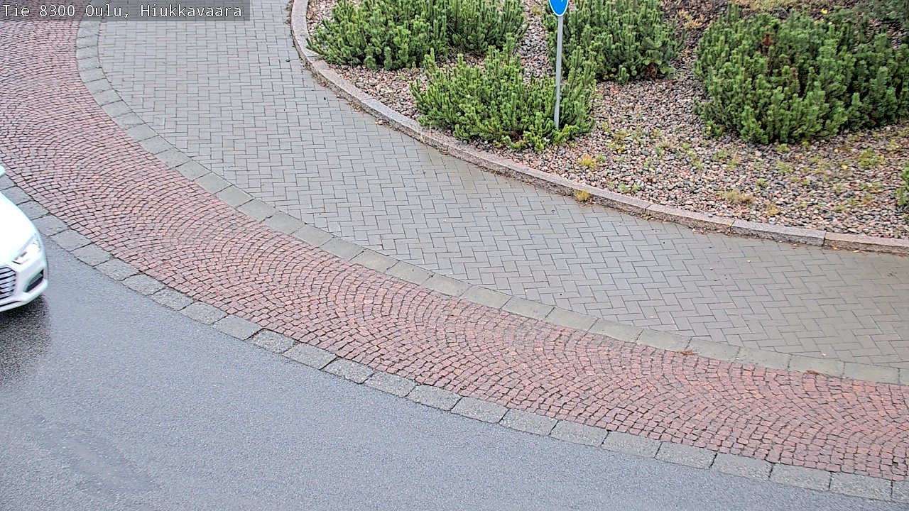 Weather Camera Image väg 8300 Oulu Hiukkavaara, Oulu, Pohjois-Pohjanmaa