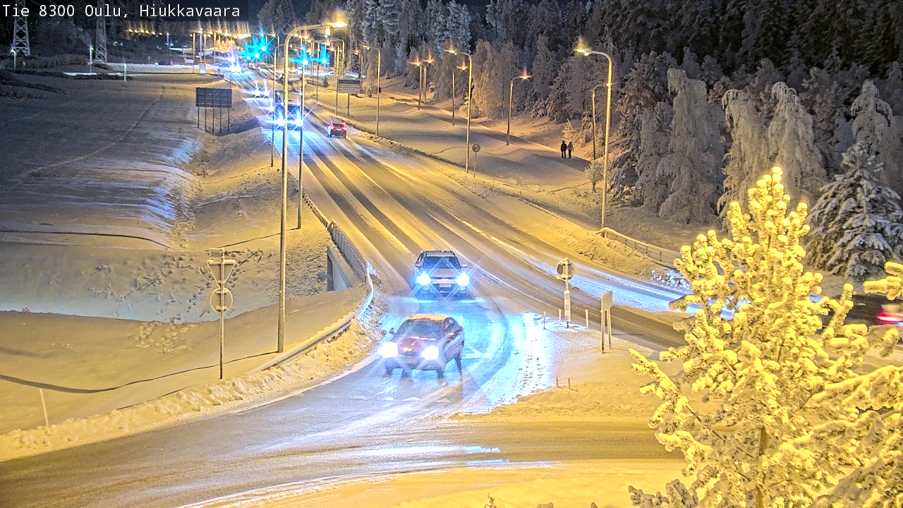 Kelikamerat Kuva tie 8300 Oulu Hiukkavaara, Oulu, Pohjois-Pohjanmaa