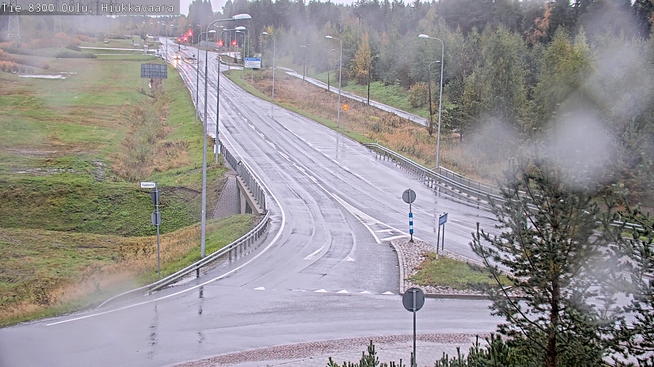 Weather Camera Image road 8300 Oulu Hiukkavaara, Oulu, Pohjois-Pohjanmaa