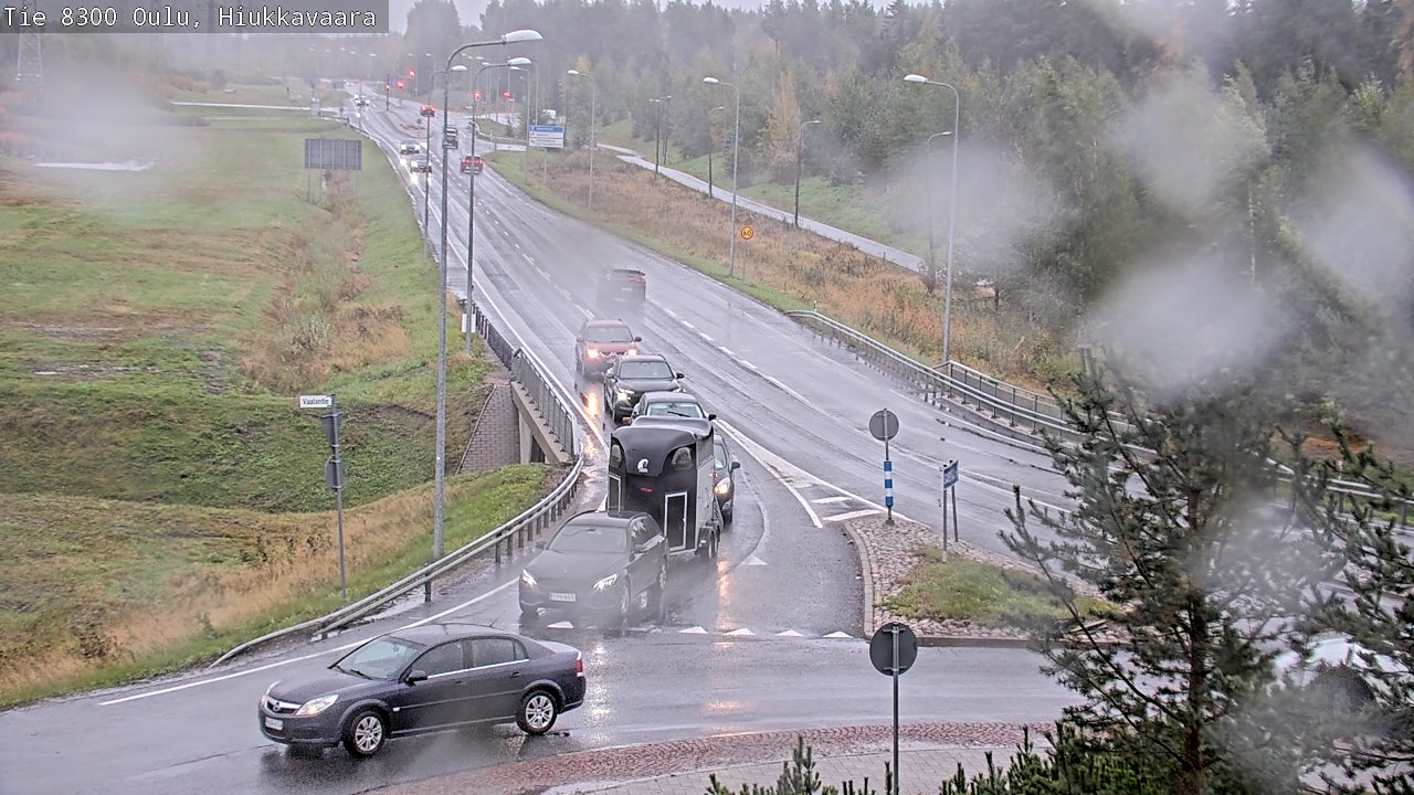 Weather Camera Image road 8300 Oulu Hiukkavaara, Oulu, Pohjois-Pohjanmaa