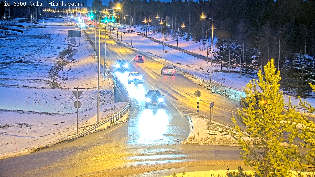 Kelikamerat Kuva tie 8300 Oulu Hiukkavaara, Oulu, Pohjois-Pohjanmaa