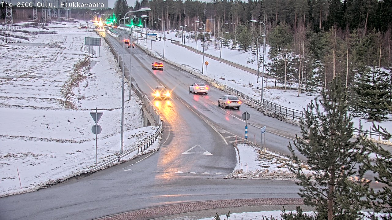 Kelikamerat Kuva tie 8300 Oulu Hiukkavaara, Oulu, Pohjois-Pohjanmaa