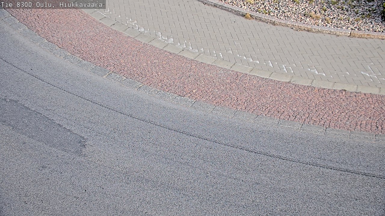 Weather Camera Image road 8300 Oulu Hiukkavaara, Oulu, Pohjois-Pohjanmaa