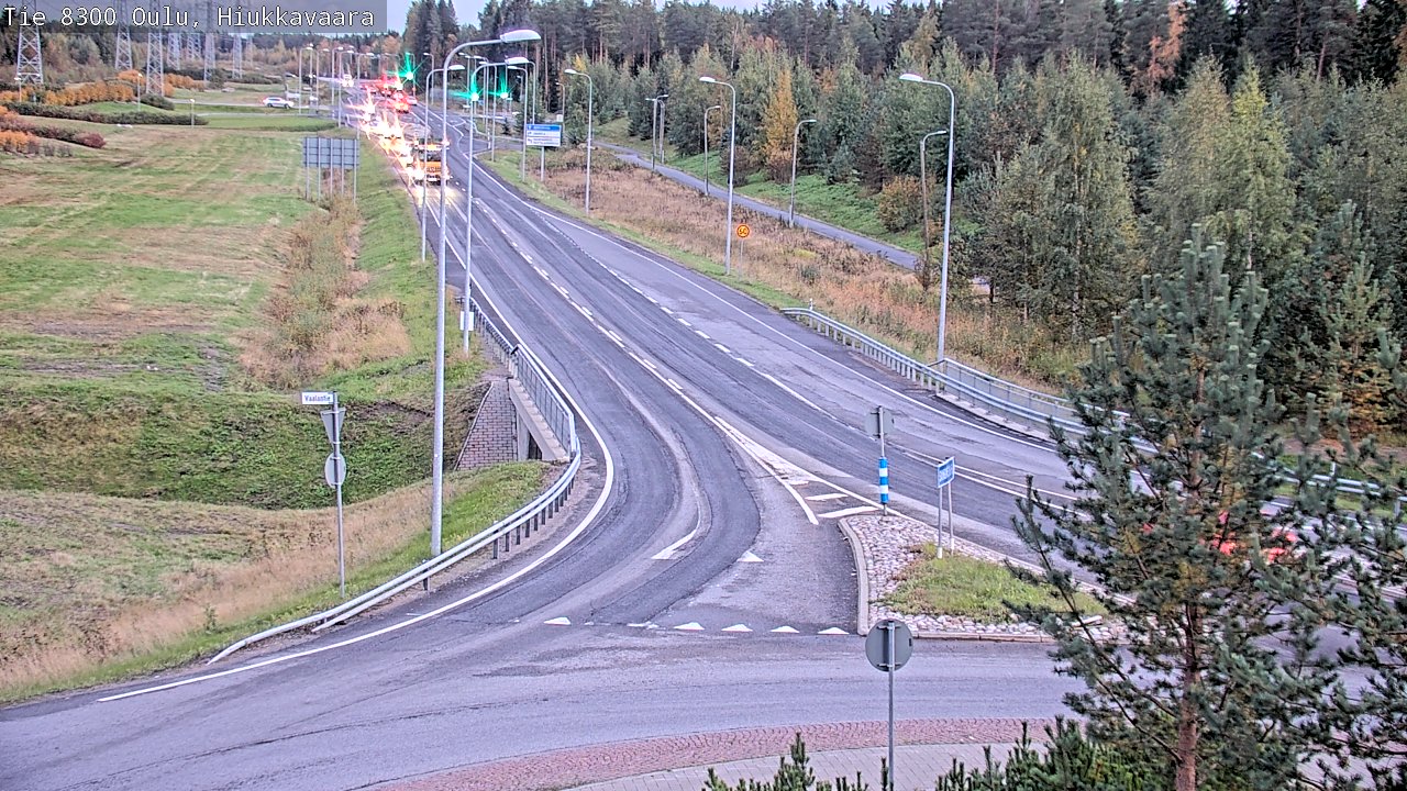 Kelikamerat Kuva tie 8300 Oulu Hiukkavaara, Oulu, Pohjois-Pohjanmaa