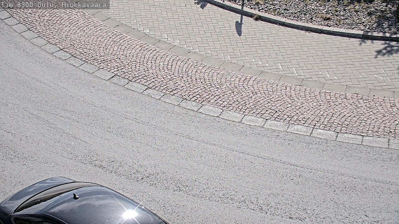 Weather Camera Image road 8300 Oulu Hiukkavaara, Oulu, Pohjois-Pohjanmaa