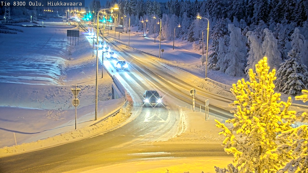 Kelikamerat Kuva tie 8300 Oulu Hiukkavaara, Oulu, Pohjois-Pohjanmaa