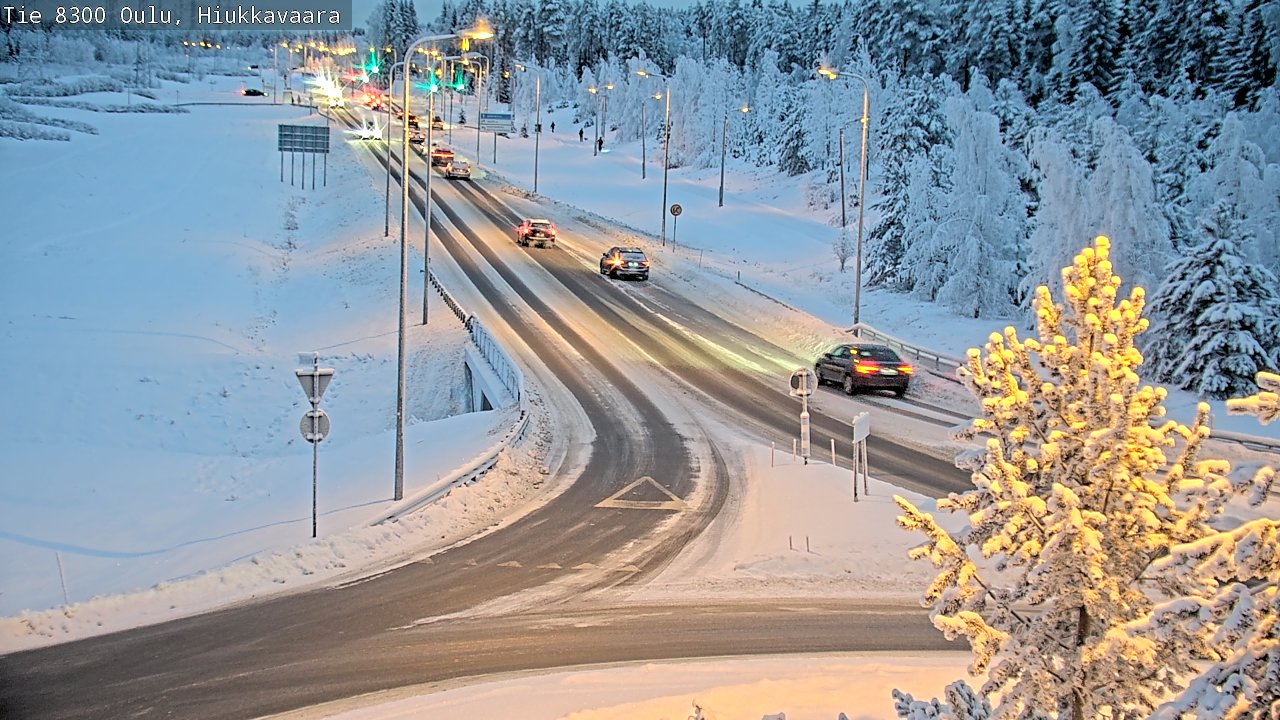 Kelikamerat Kuva tie 8300 Oulu Hiukkavaara, Oulu, Pohjois-Pohjanmaa