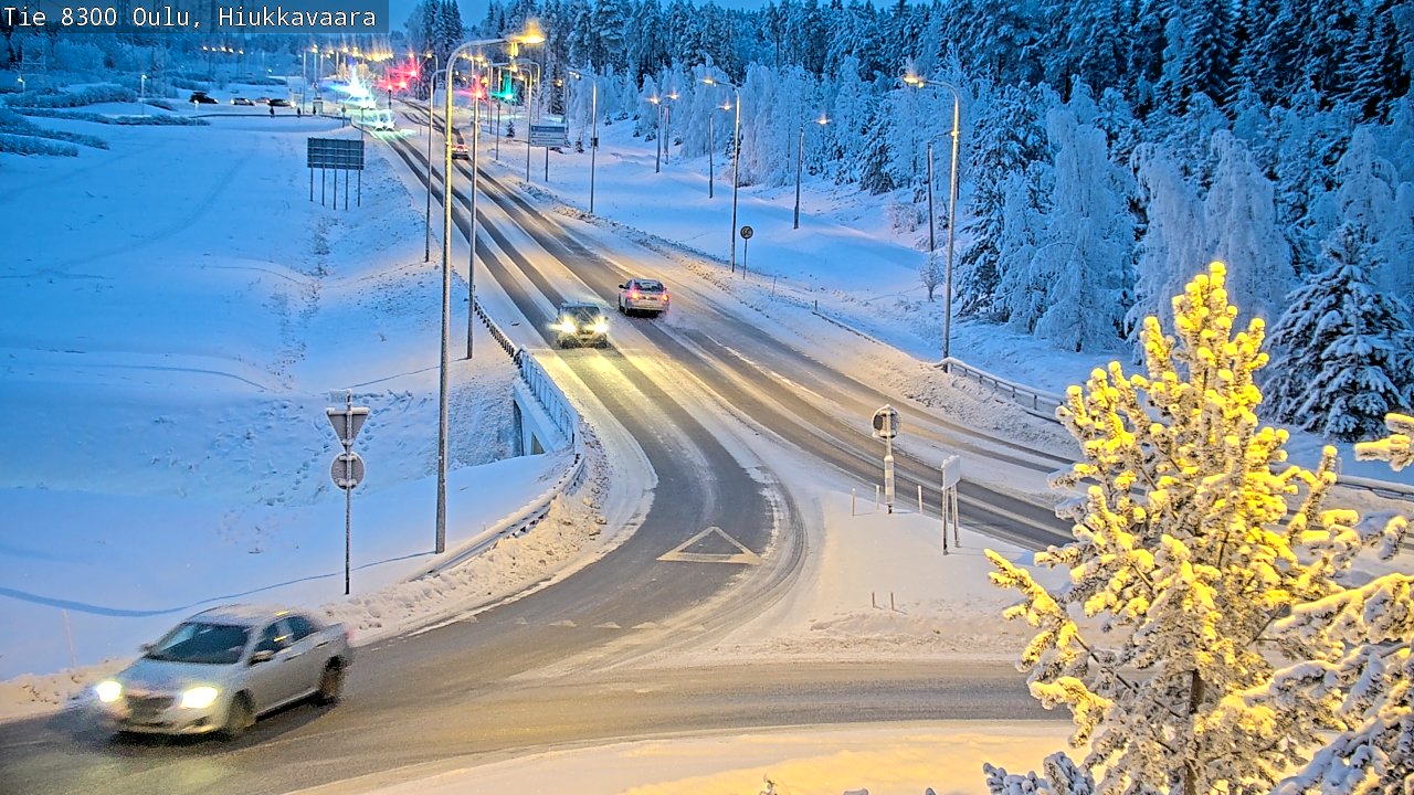 Kelikamerat Kuva tie 8300 Oulu Hiukkavaara, Oulu, Pohjois-Pohjanmaa