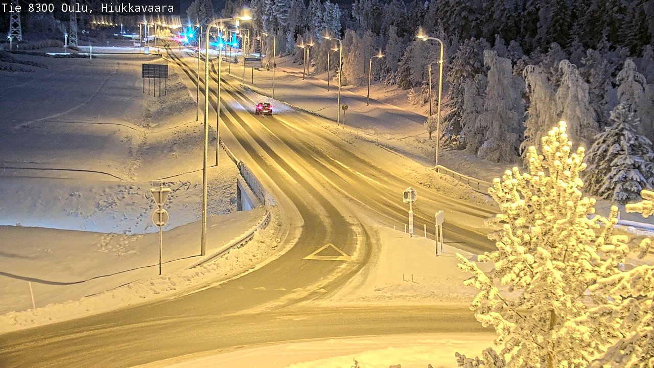 Kelikamerat Kuva tie 8300 Oulu Hiukkavaara, Oulu, Pohjois-Pohjanmaa
