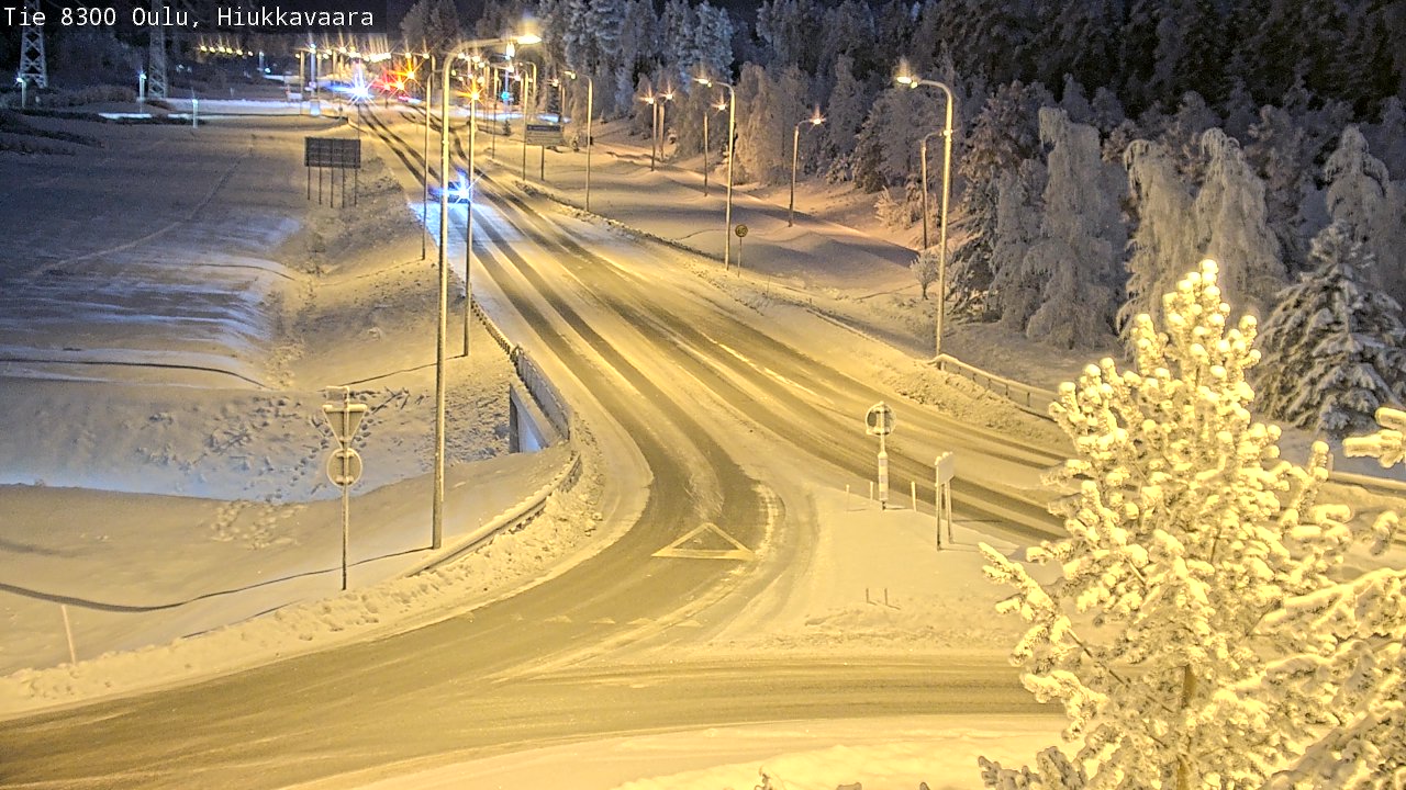 Kelikamerat Kuva tie 8300 Oulu Hiukkavaara, Oulu, Pohjois-Pohjanmaa