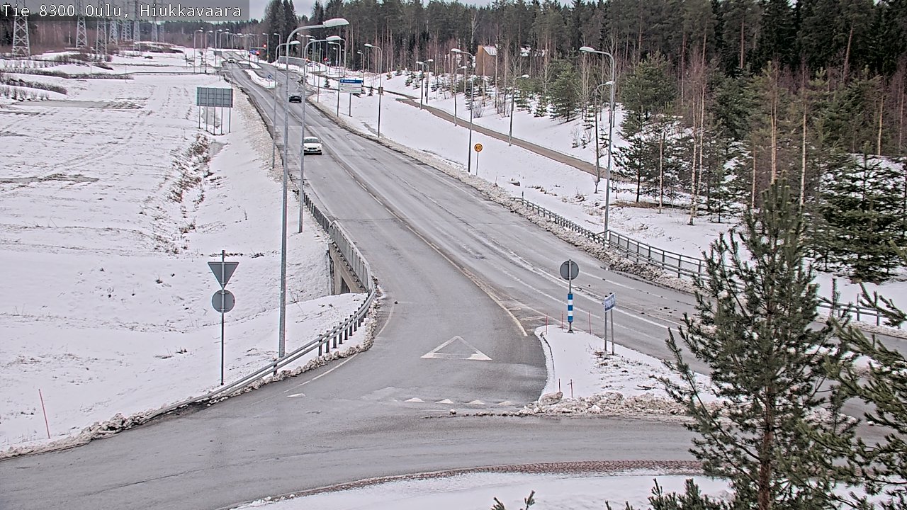 Kelikamerat Kuva tie 8300 Oulu Hiukkavaara, Oulu, Pohjois-Pohjanmaa