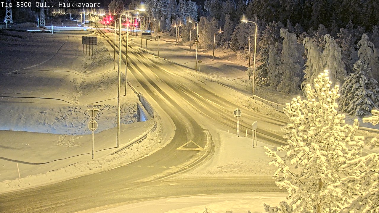 Kelikamerat Kuva tie 8300 Oulu Hiukkavaara, Oulu, Pohjois-Pohjanmaa