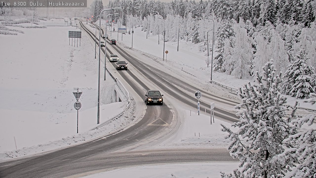 Kelikamerat Kuva tie 8300 Oulu Hiukkavaara, Oulu, Pohjois-Pohjanmaa
