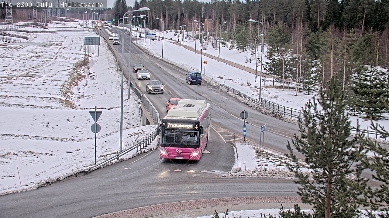 Kelikamerat Kuva tie 8300 Oulu Hiukkavaara, Oulu, Pohjois-Pohjanmaa