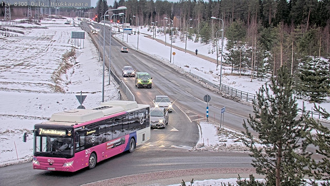 Kelikamerat Kuva tie 8300 Oulu Hiukkavaara, Oulu, Pohjois-Pohjanmaa