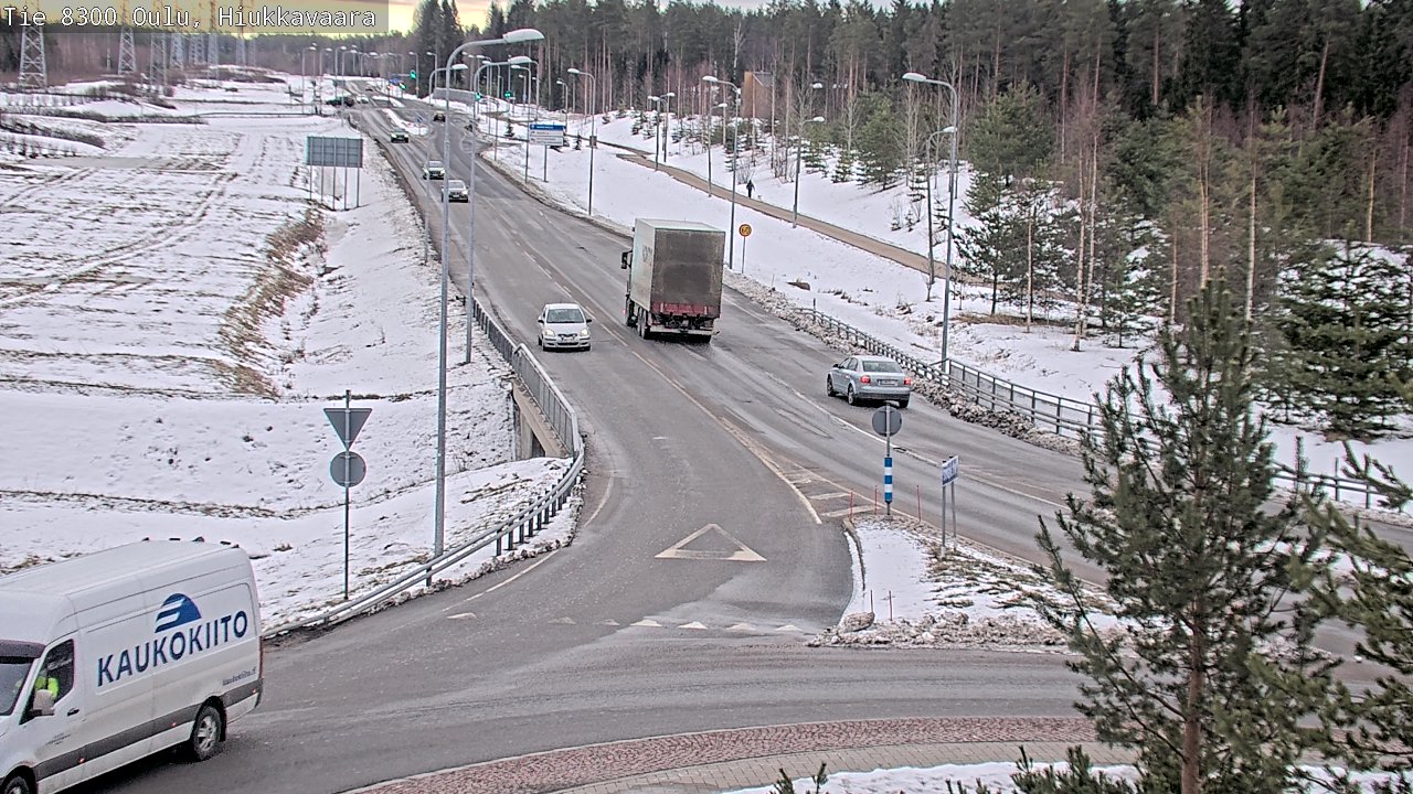 Kelikamerat Kuva tie 8300 Oulu Hiukkavaara, Oulu, Pohjois-Pohjanmaa