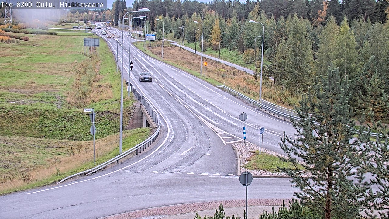 Kelikamerat Kuva tie 8300 Oulu Hiukkavaara, Oulu, Pohjois-Pohjanmaa