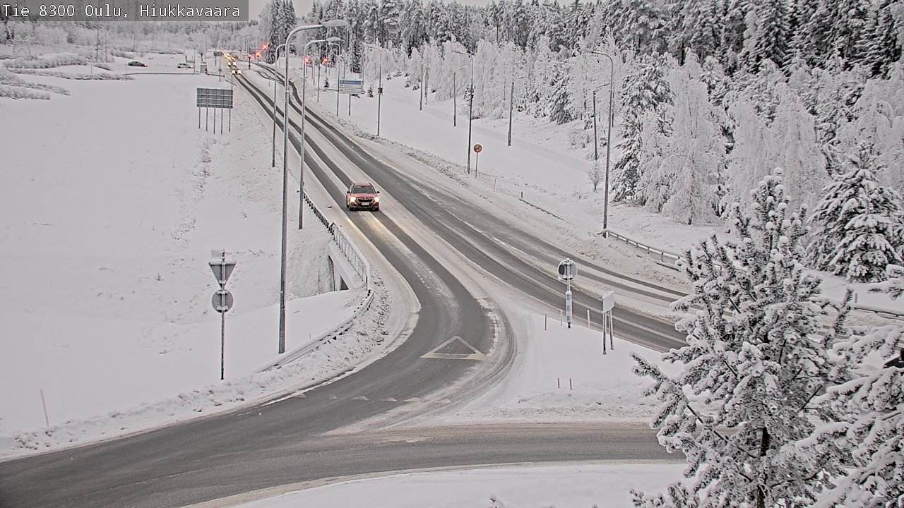 Kelikamerat Kuva tie 8300 Oulu Hiukkavaara, Oulu, Pohjois-Pohjanmaa