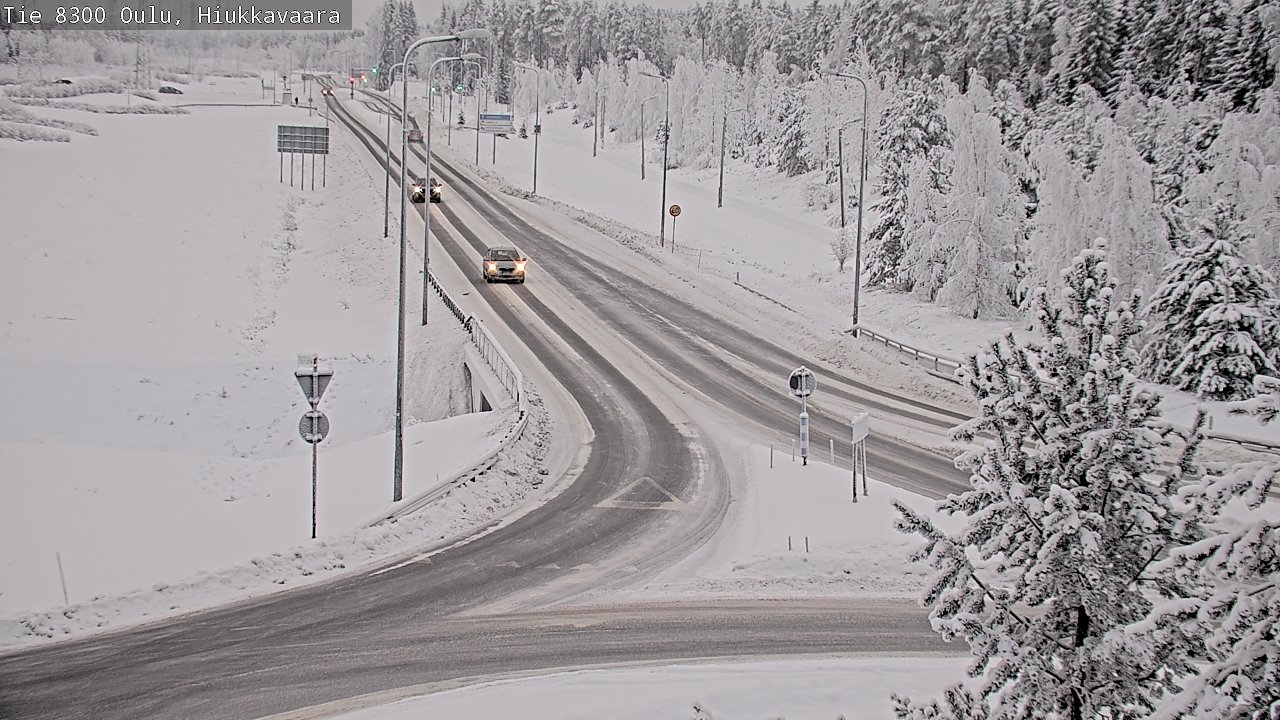 Kelikamerat Kuva tie 8300 Oulu Hiukkavaara, Oulu, Pohjois-Pohjanmaa