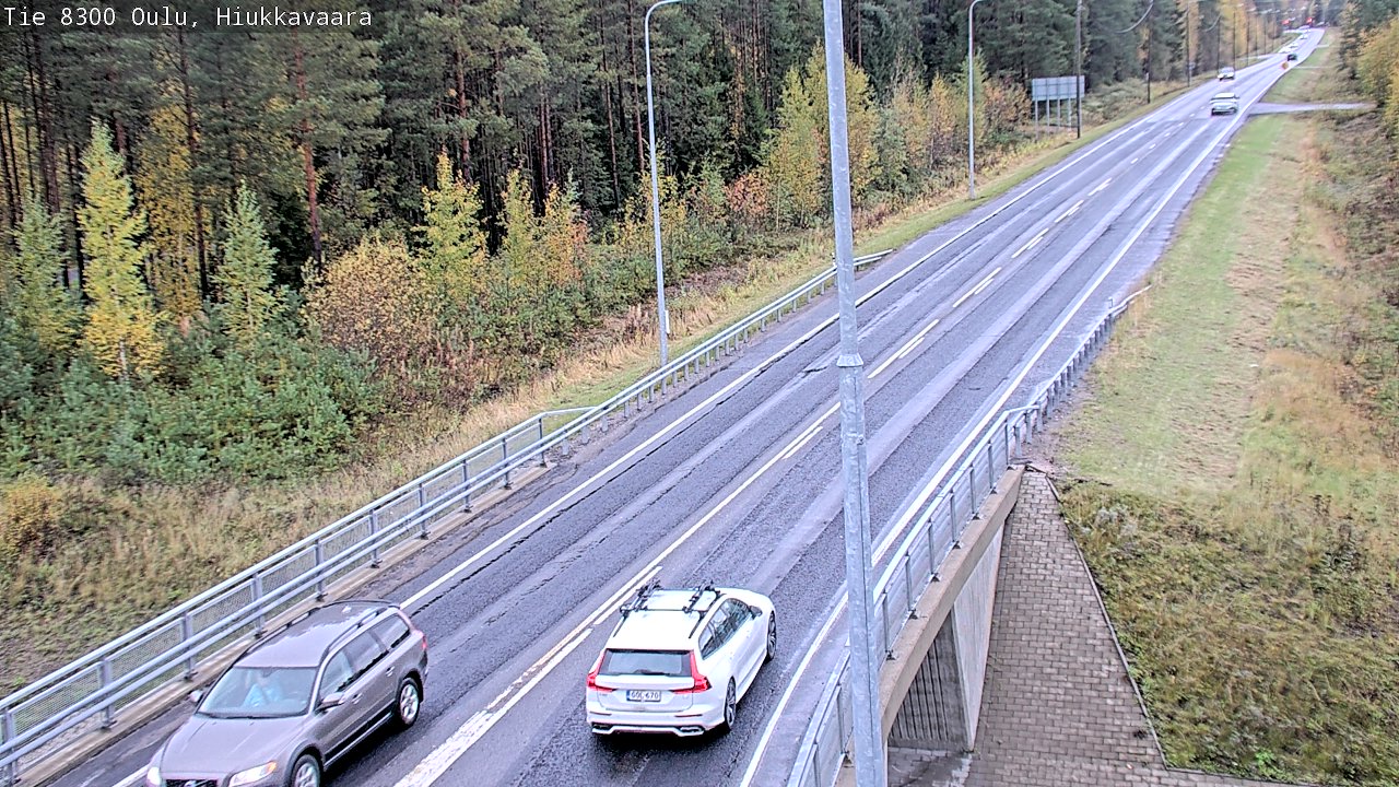 Weather Camera Image väg 8300 Oulu Hiukkavaara, Oulu, Pohjois-Pohjanmaa
