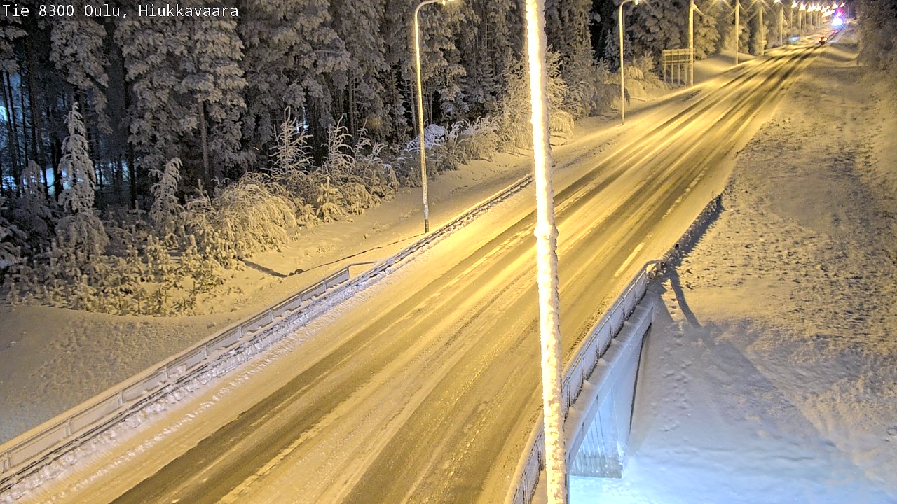 Kelikamerat Kuva tie 8300 Oulu Hiukkavaara, Oulu, Pohjois-Pohjanmaa