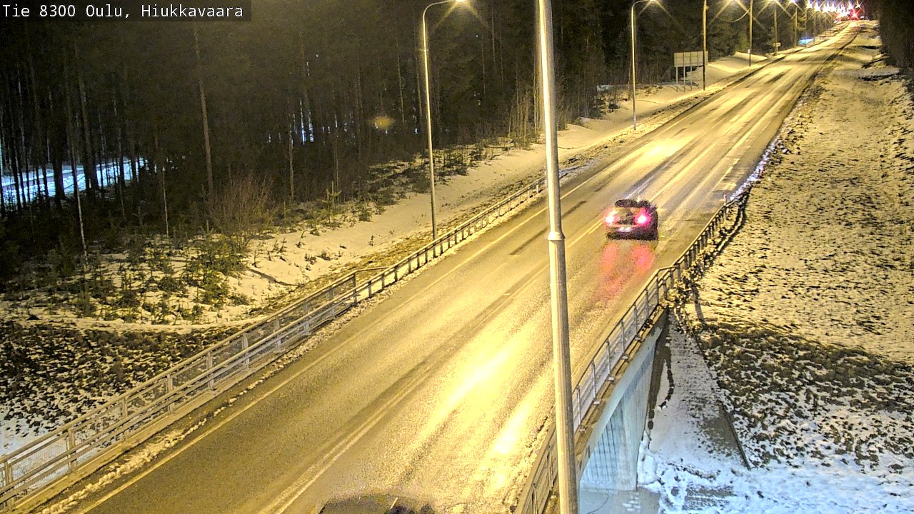 Kelikamerat Kuva tie 8300 Oulu Hiukkavaara, Oulu, Pohjois-Pohjanmaa