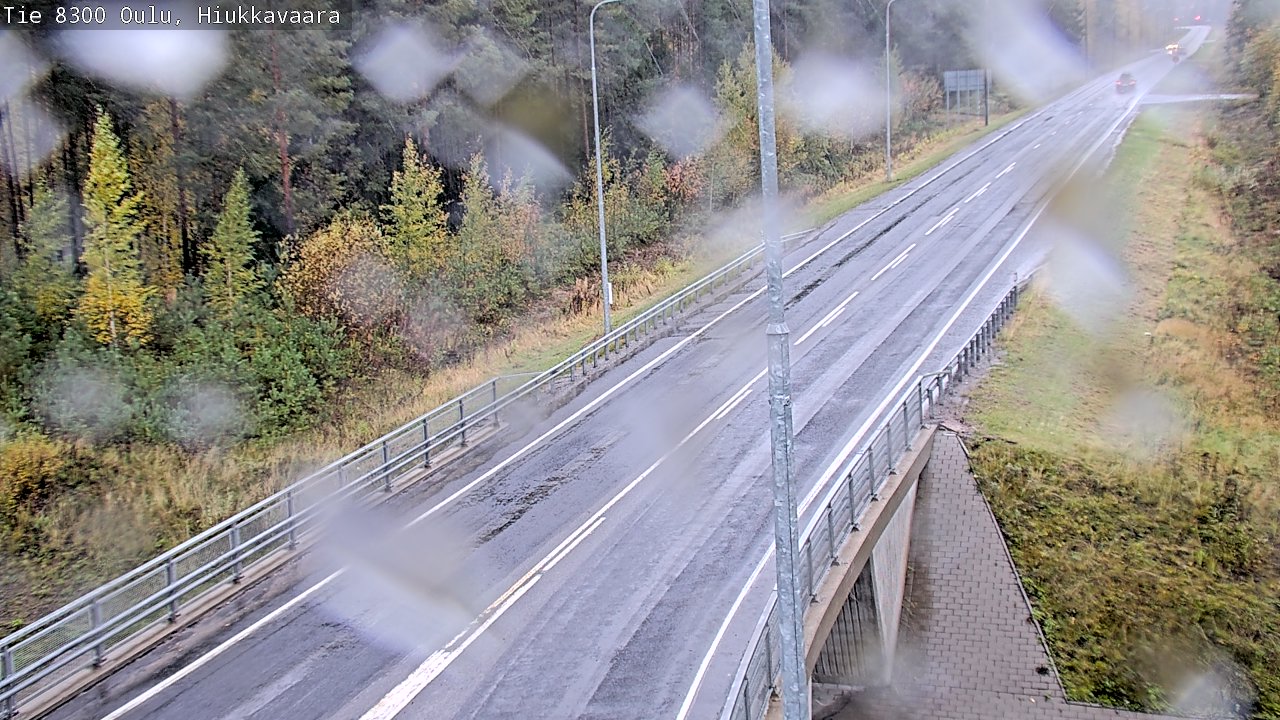 Weather Camera Image road 8300 Oulu Hiukkavaara, Oulu, Pohjois-Pohjanmaa