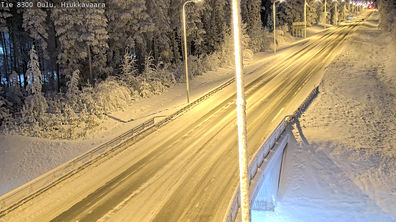 Kelikamerat Kuva tie 8300 Oulu Hiukkavaara, Oulu, Pohjois-Pohjanmaa