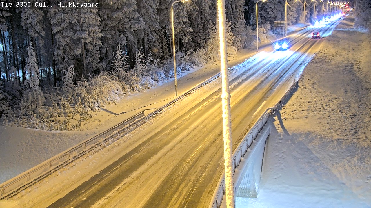 Kelikamerat Kuva tie 8300 Oulu Hiukkavaara, Oulu, Pohjois-Pohjanmaa
