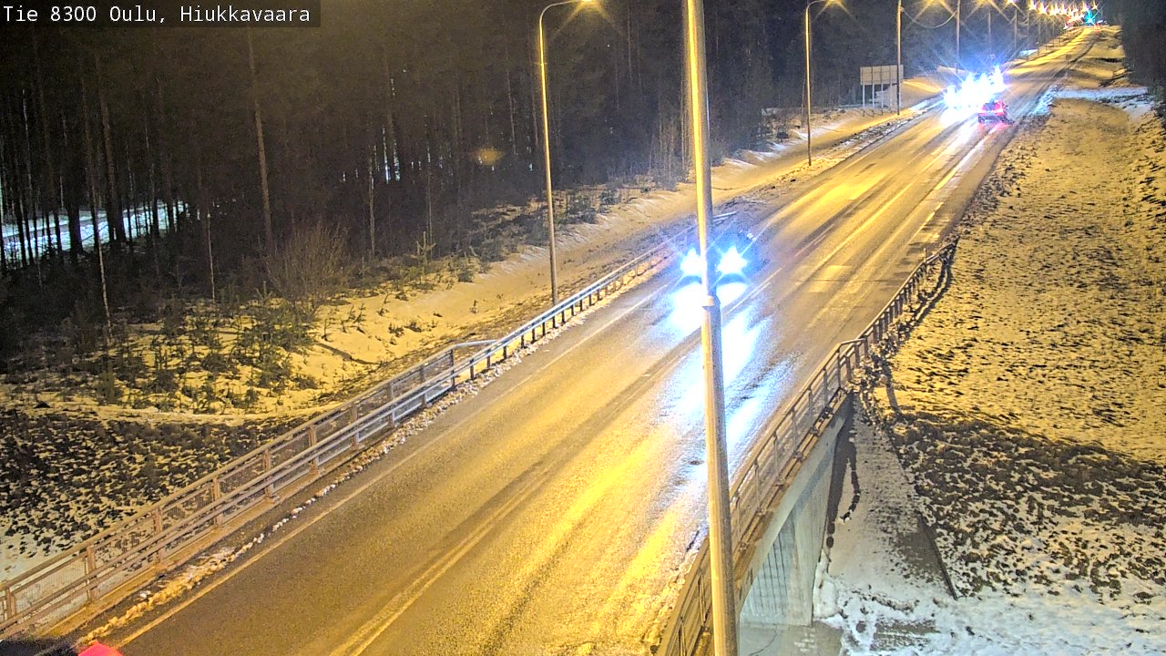 Kelikamerat Kuva tie 8300 Oulu Hiukkavaara, Oulu, Pohjois-Pohjanmaa