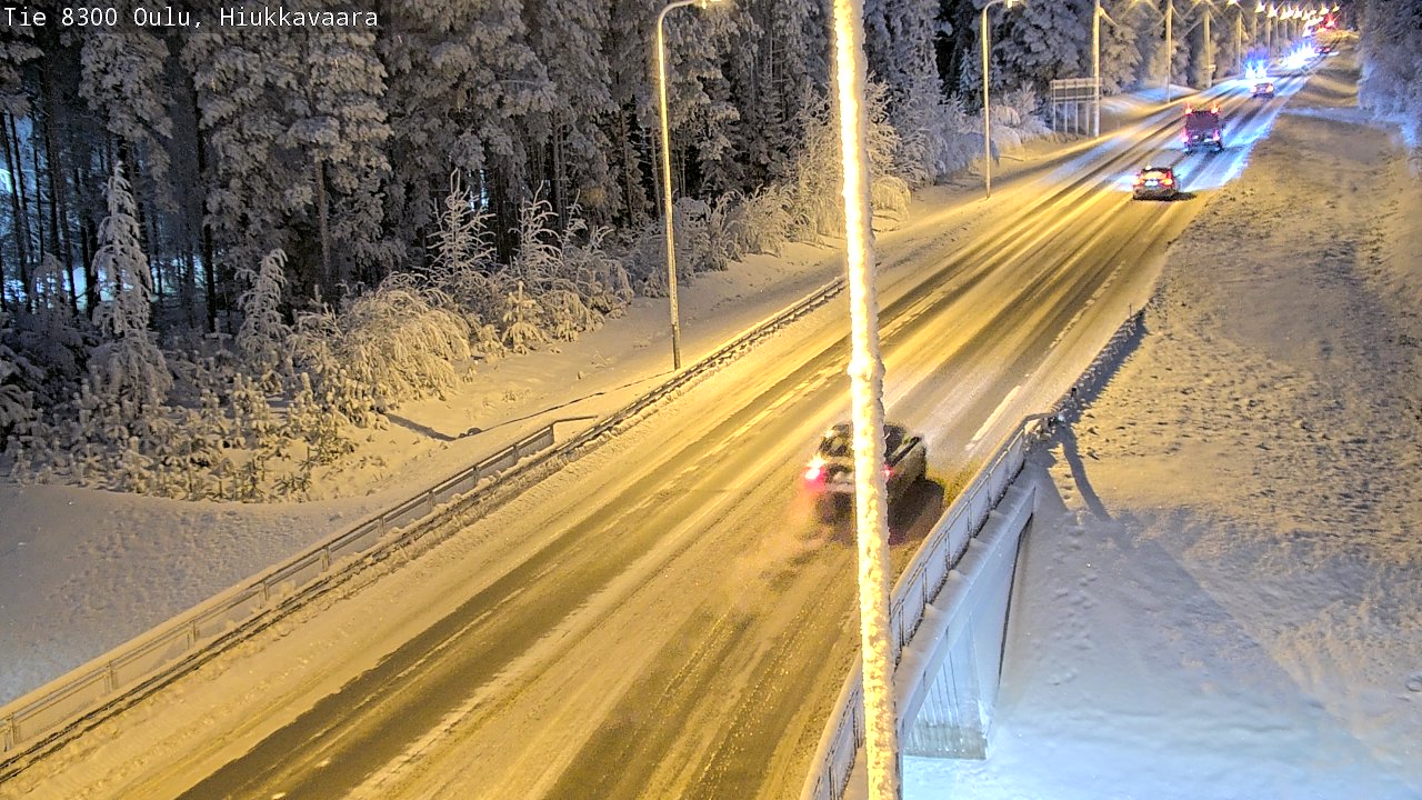 Kelikamerat Kuva tie 8300 Oulu Hiukkavaara, Oulu, Pohjois-Pohjanmaa