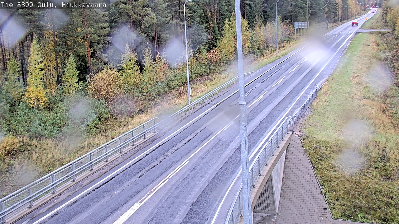 Weather Camera Image road 8300 Oulu Hiukkavaara, Oulu, Pohjois-Pohjanmaa