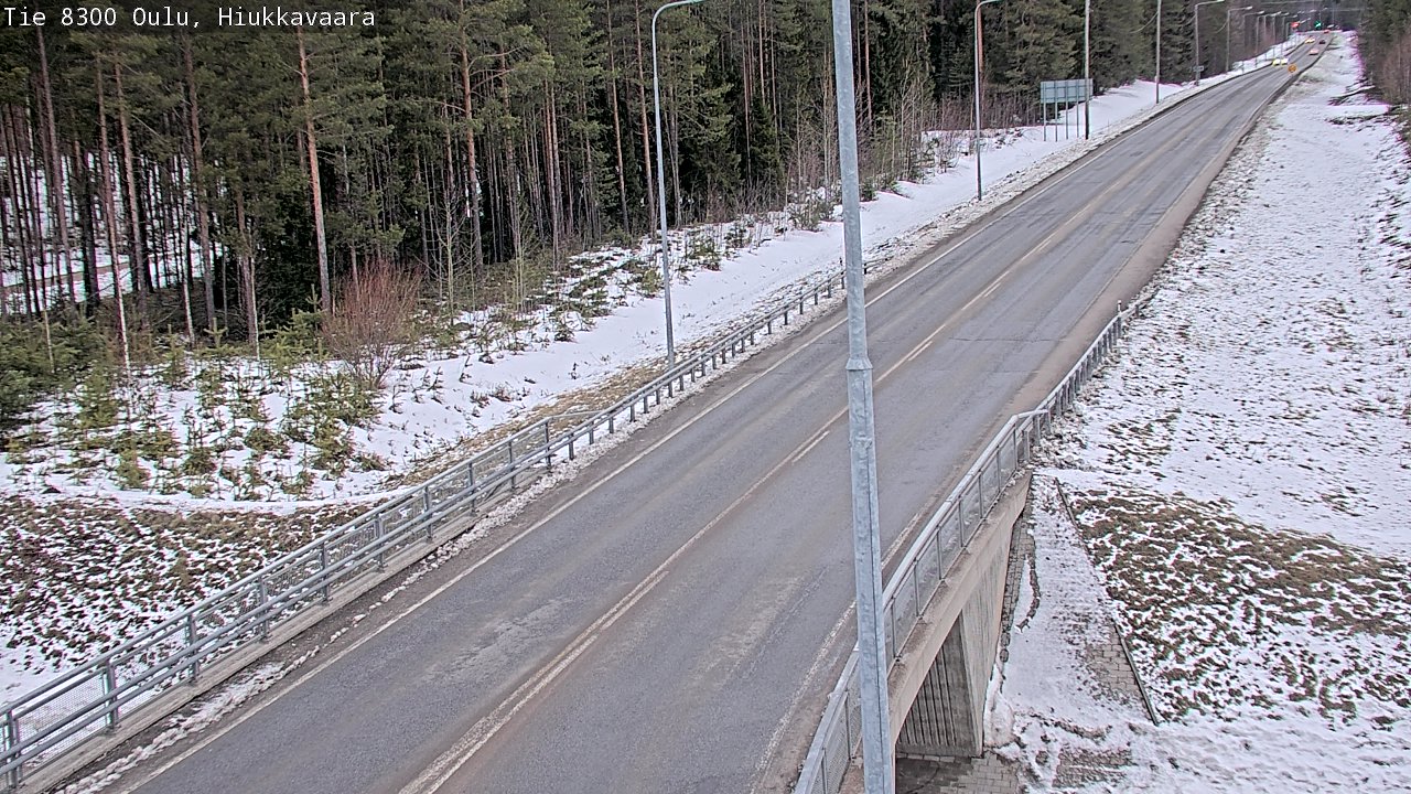 Kelikamerat Kuva tie 8300 Oulu Hiukkavaara, Oulu, Pohjois-Pohjanmaa