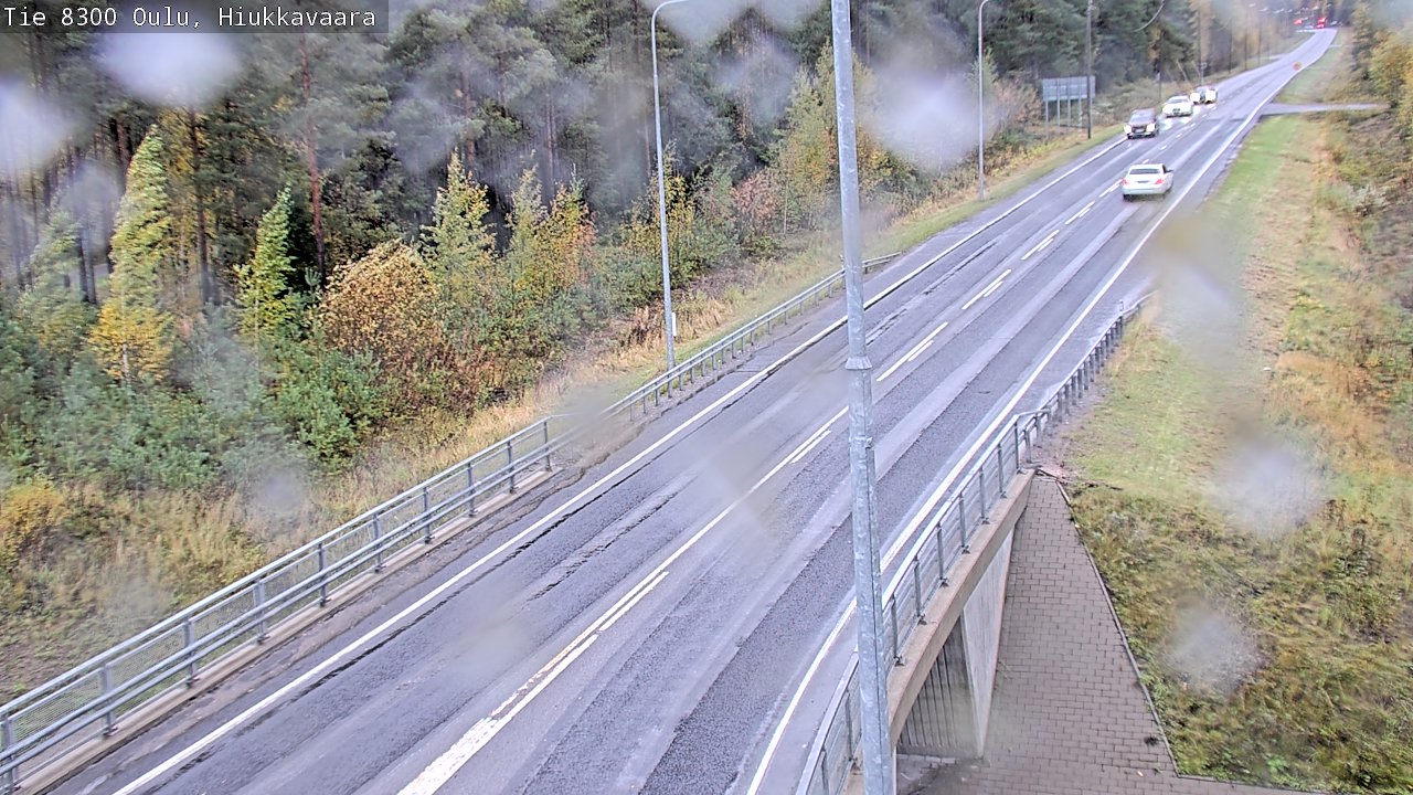 Weather Camera Image road 8300 Oulu Hiukkavaara, Oulu, Pohjois-Pohjanmaa